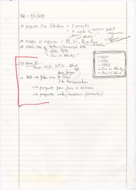 Apontamentos de reunião