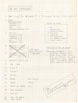 Apontamentos da canção "Cá vai Caneças"