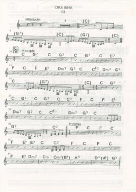 Partitura e cifras para guitarra da canção "Eu Vim de Longe"