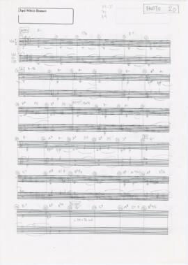Partituras, cifras e letra da canção "Quase em tons de cristal"