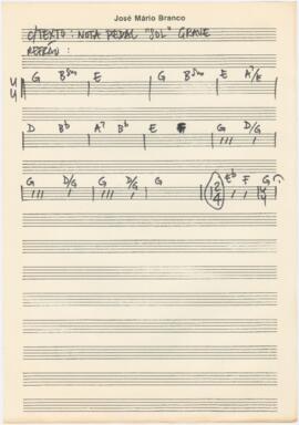 Cifras da canção "As Armas do Amor"