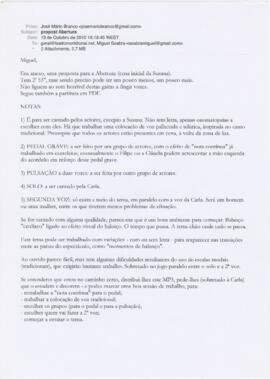 Correspondência de José Mário Branco