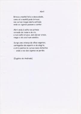 Poema "Abril"