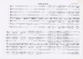 Partitura da canção "S. João do Porto"
