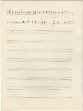 Partituras das canções "Ó Ana" e "Corridinho"