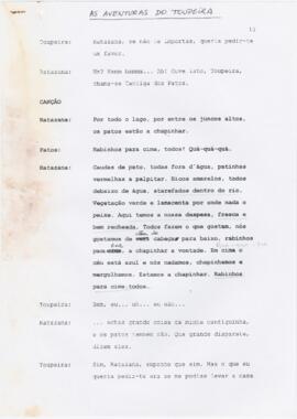 Excertos de guião de série de animação da RTP