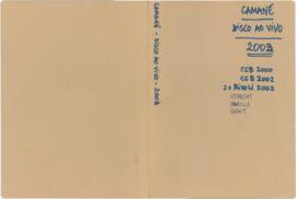 Camané - Disco ao Vivo - 2003