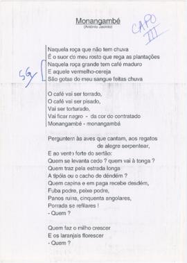 Poema "Monangambé"