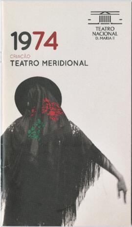 Programa da peça de teatro "1974"