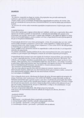 Texto sobre o Projecto Krisis e o espectáculo final da Guimarães 2012 - Capital Europeia da Cultura
