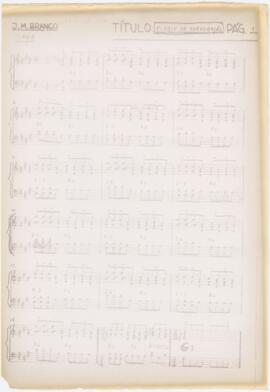 Parte de piano da canção "Elogio da Corporação"