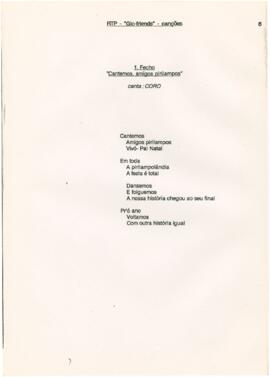 Letra da canção "Fecho. Cantemos, amigos pirilampos"