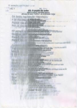 Letra da canção "O papão do anão"