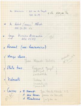 Apontamentos e contactos