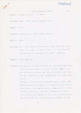 Guião e letra de canção