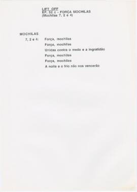 Ep. 52c - Força mochilas