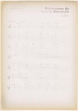 Cifra da canção "Emigrantes da quarta dimensão"