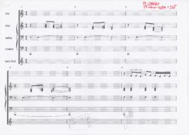 Partitura e cifras da canção "Elogio de Caeiro"