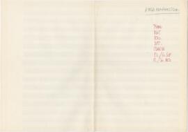 Partitura e apontamentos