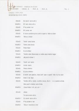 Letra da canção "Cara linda"