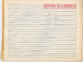 Partitura geral da canção "Quem nos viu e quem nos vê"