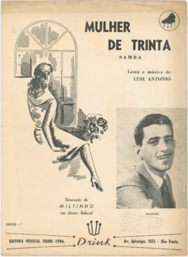 Partitura e letra da canção "Mulher de Trinta"