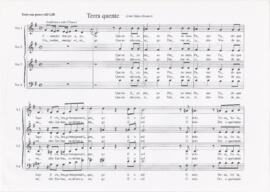 Partitura da canção "Terra Quente"