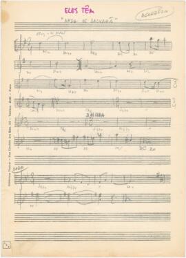 Parte de acordeão da canção "Eles têm / Nada os salvará"