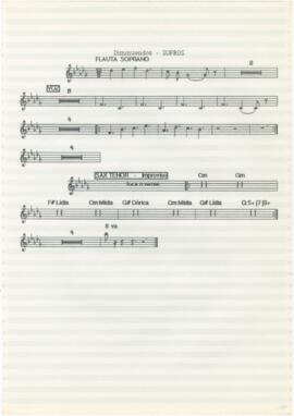 Parte de sopros da canção "Diminuendos"