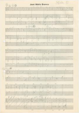 Partitura de "O golfinho Benjamim"