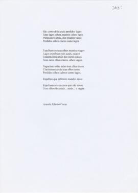 Poema de Aramis Costa