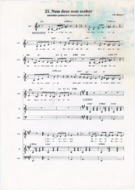 
Nem Deus nem Senhor (melodia + guitarra + c.baixo + piano cifra)
