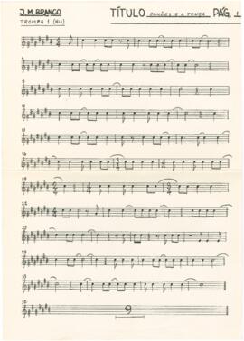 Parte de trompa 1 da canção "Camões e a tença"