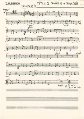 Parte de trompa 2 da canção "Camões e a tença"