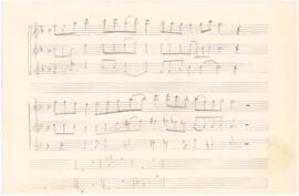 Partitura da canção "Adeus Ó Serra da Lapa"