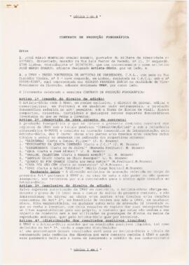 Contrato de produção fonográfica