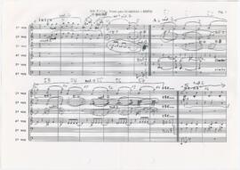Partitura de "Canção do sol e da lua"