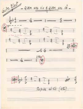 Parte de guitarra eléctrica da canção "Quem nos viu e quem nos vê"