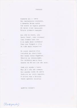 Poema "Cascais"