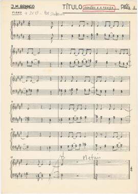 Parte de piano e sintetizador da canção "Camões e a tença"