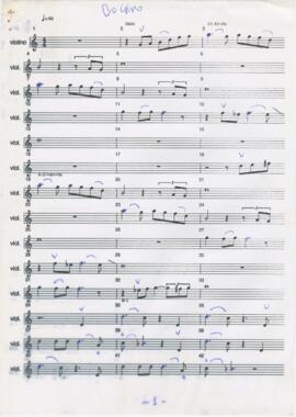 Parte de violino de "Alma Herida (Bolero)"