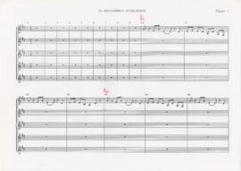 Partitura geral de "Benjamim e os relógios"