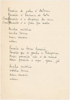 Letra de canção