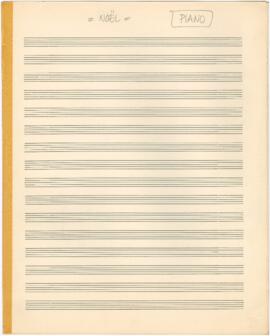 Parte de piano da canção "Noël"