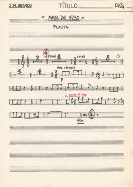 Parte de flauta da canção "Mar de Vigo"