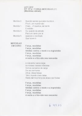 Ep. 27a - Força mochilas (27)