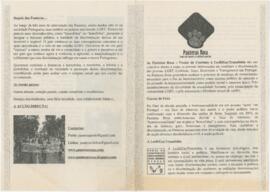 Panfleto do colectivo Panteras Rosa