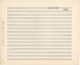 Parte de órgão da canção "Nevoeiro"