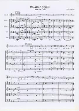 
Amor gigante (quarteto + voz)
