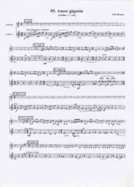 
Amor gigante (violino 1 + voz)
